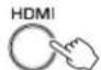 YAMAHA ESB1080 - Press and hold HDMI at least three seconds. - 1