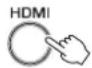 YAMAHA ESB1080 - Tenere premuto HDMI per almeno tre secondi. - 1