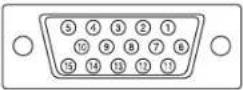 SHARP LLB270 - ■Broches d'entrée D-sub - 1