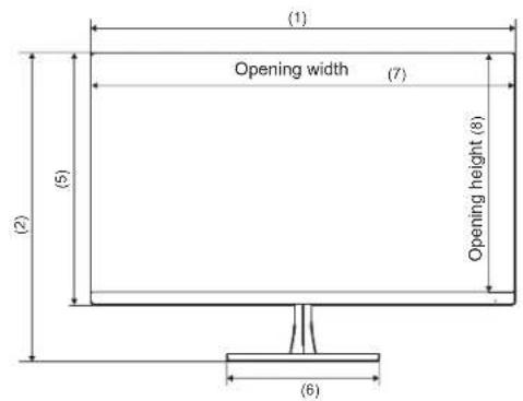 SHARP LLB270 - ■Dimensional Drawings - 3