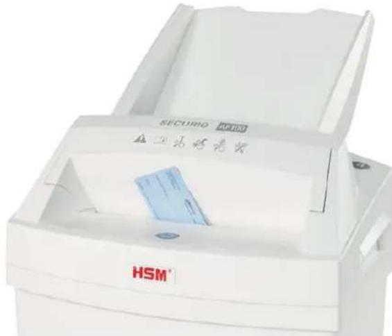 HSM Securio AF100c - Дя pa3pe3aHHoro MaTePnana - 1