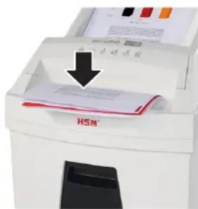 HSM Securio AF100c - Paberi söötmine otse etteandeavasse - 1
