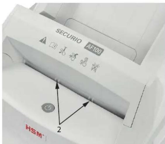 HSM Securio AF100c - Дя pa3pe3aHHoro MaTePnana - 3