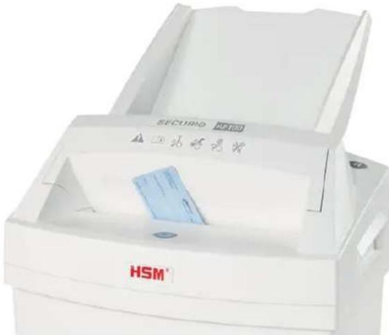 HSM Securio AF100c - Unicevanje kreditnih kartic - 1