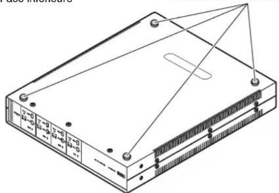 YAMAHA XDAQS5400RK - ■ Positionnement de l'unité sans rack - 1