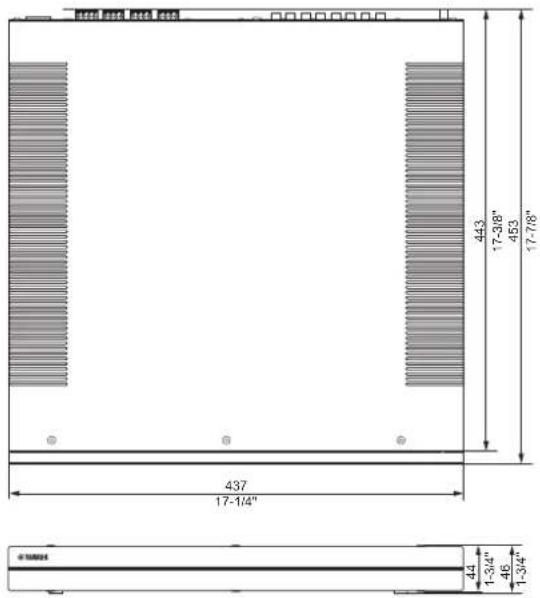 YAMAHA XDAQS5400RK - Dimensiones de referencia - 2