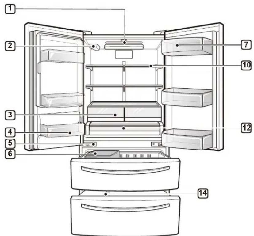 LG LMXS28636S - Interior - 2