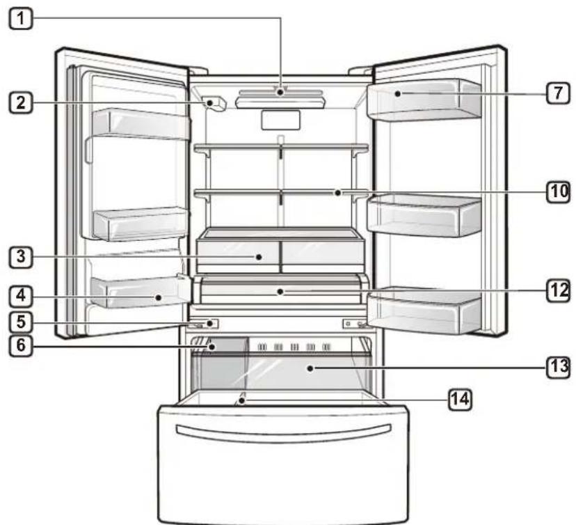 LG LMXS28636S - Interior - 1
