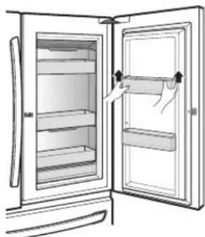 LG LMXS28636S - Panier Portedans la porte - 1