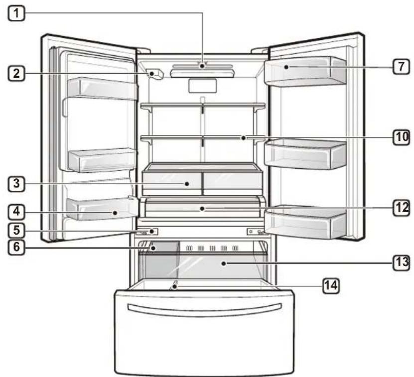 LG LMXS28636S - Intérieur - 1