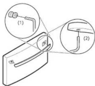 LG LMXS28636S - Assembling the Freezer Printer Handle - 1