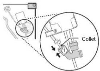 LG LMXS28636S - Installation de la porte gauche du réfrigérateur - 5