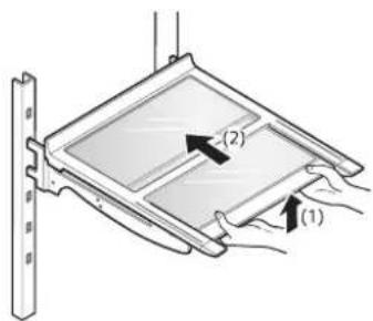 LG LMXS28636S - Using the Folding Shelf - 1