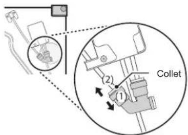LG LMXS28636S - Removing the Left Refrigerator Door - 1