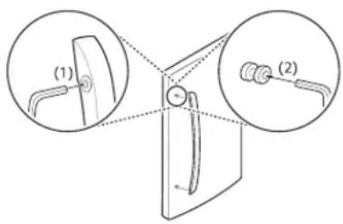 LG LMXS28636S - Removing the Refrigerator Handles - 1
