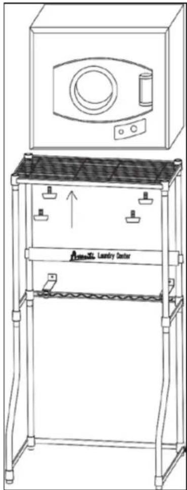 Avanti WDB20Y0W - Step 6: Installing Your Avanti Dryer (Model D110) to the top shelf. - 1