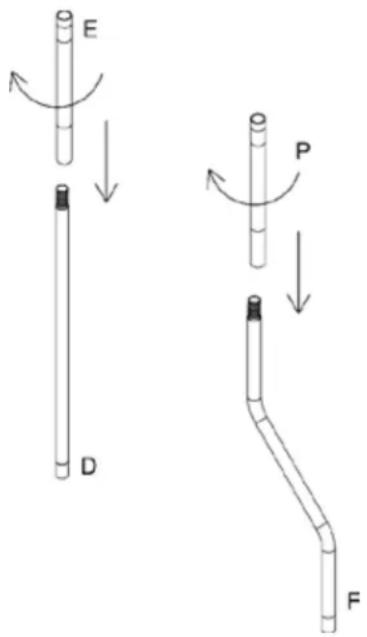 Avanti WDB20Y0W - Step 1: Assembling the legs: When using with a TOP-Load washer - 1