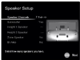 ONKYO TXRZ630 - Speaker Setup - 1