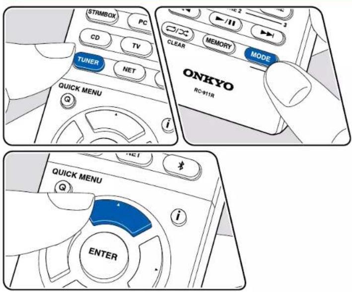 ONKYO TXRZ630 - Syntonisation d'une station de radio - 1