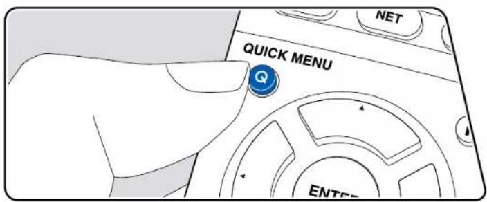 ONKYO TXRZ630 - Commandes du menu - 1