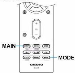 ONKYO TXRZ630 - Changer le mode de la télécommande (ZONE 3) - 4