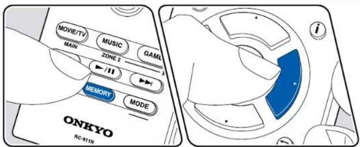 ONKYO TXNR585 - Prérogler une station de radio - 1