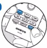 ONKYO TXNR585 - Télécommande - 2