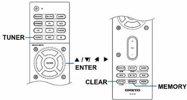 ONKYO TXNR585 - Procedure d'enregistrement - 1