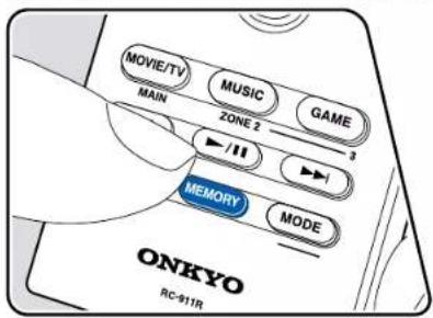 ONKYO TXNR585 - Prérogler une station de radio - 2