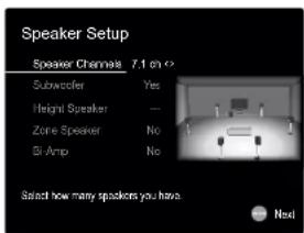 ONKYO TXNR585 - Speaker Setup - 1