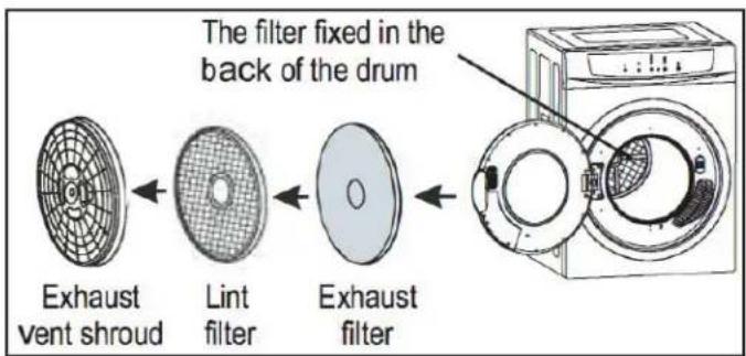 DANBY DDY060WDB - Cleaning the air intake filter - 1