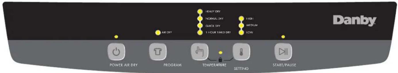 DANBY DDY060WDB - CONTROL PANEL - 1