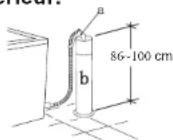 RCA RPW250 - Positionnement de l'embout de drainage supérieur. - 1