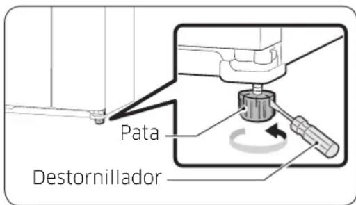 SAMSUNG RS25J500DSG - Cuando mueva el Refrigerador - 1
