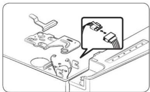 SAMSUNG RS25J500DSG - Remove the fridge door - 2