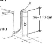 RCA RPW091 - Positionnement de l'embout de drainage supérieur. - 1