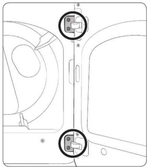 SAMSUNG DV52J8700GW - Cambiar la posición de la puerta - 1
