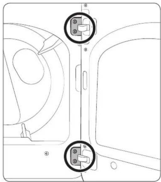 SAMSUNG DV52J8700GW - Switching the door position - 1