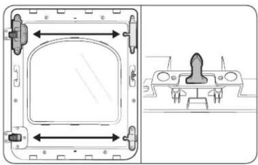 SAMSUNG DV52J8700GW - Switching the door position - 5