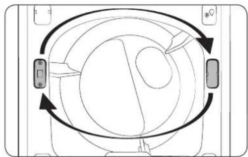 SAMSUNG DV52J8700GW - Switching the door position - 2