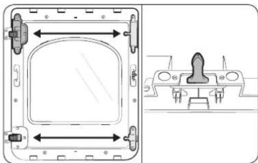 SAMSUNG DV52J8700GW - Changement de position de la porte - 5