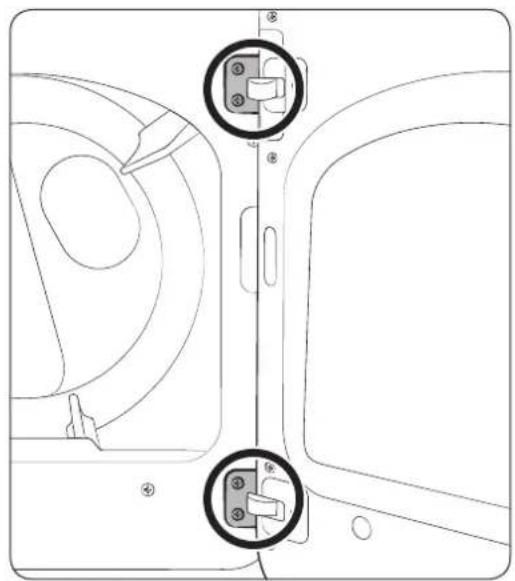 SAMSUNG DV52J8700GW - Changement de position de la porte - 1