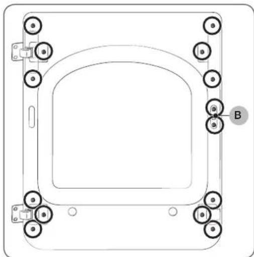 SAMSUNG DV52J8700GW - Changement de position de la porte - 4