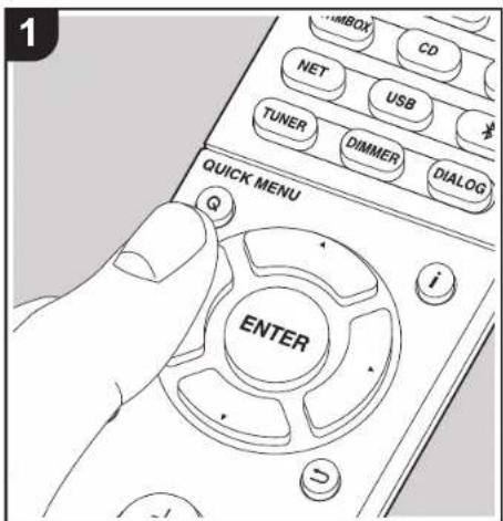ONKYO SBTA500 - Menú rápido - 1