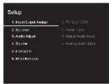 ONKYO SBTA500 - Setup Menu - 2