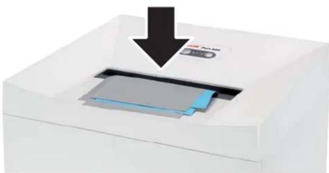 HSM Pure 830c - Paperin silppuaminen - 1