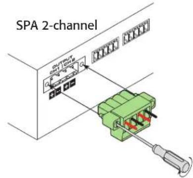QSC SPA4100 - Output Connectors - 5