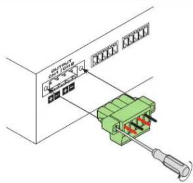 QSC SPA4100 - 输出连接器 - 4