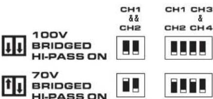 QSC SPA4100 - or 8-ohm Bridged Mode - 10
