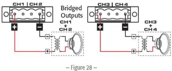 QSC SPA4100 - or 8-ohm Bridged Mode - 11